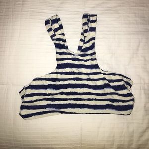 Tori Praver Seafoam Halter Bikini Top